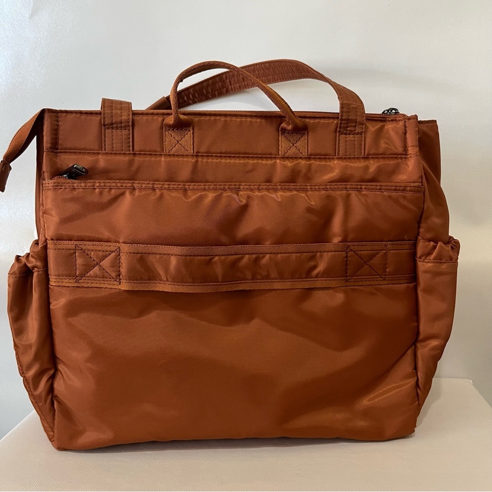 Lug Soprano Copper Brown Shoulder Tote Travel Bag NWT - Picture 4 of 9